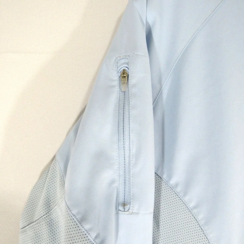 Vintage‎ Nike Sweater Womens Size XL 16-18 Pullover 1/4 Zip Blue Activewear